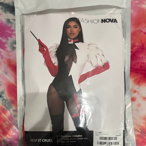 Fashion Nova Other - Fashion Nova Black and White Costume with Red Accents
